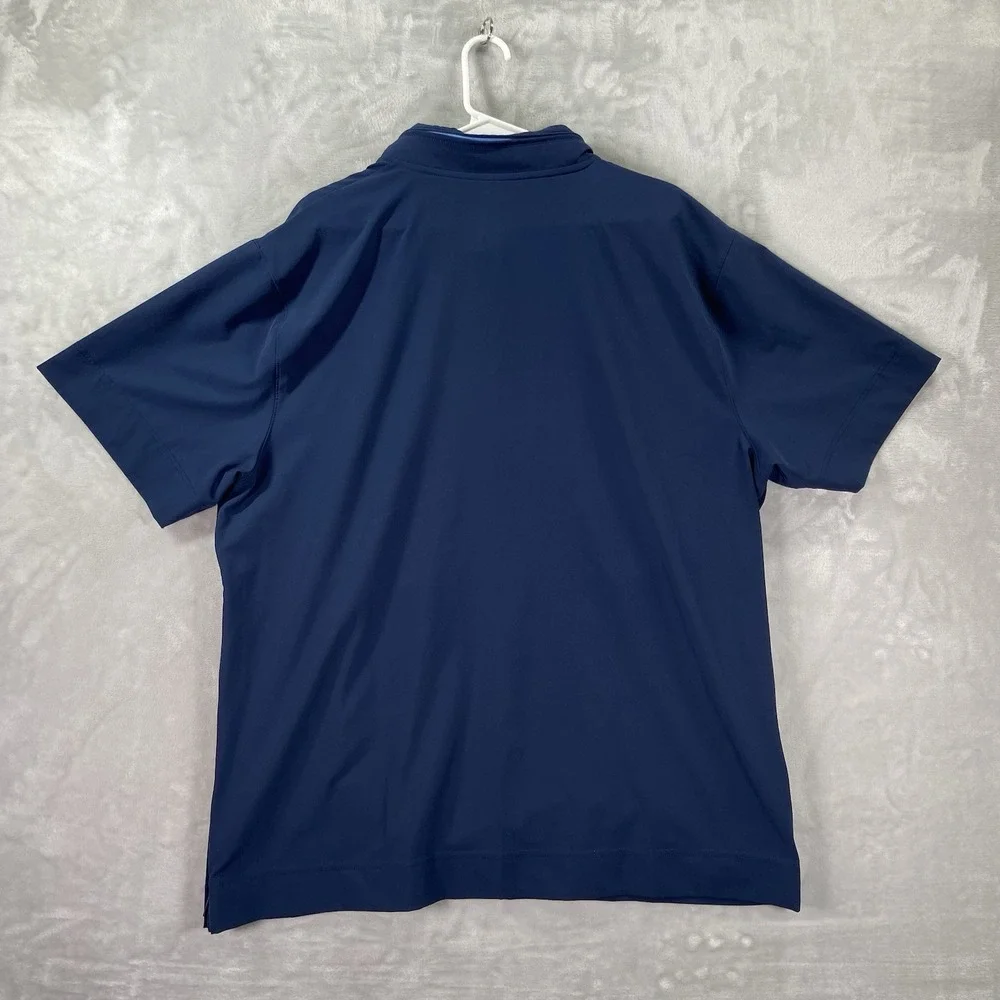 Air Jordan UNC Tar Heels Shirt Mens XL Sideline Coach 1/4 Zip Packable Hood Blue